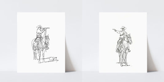 “Henry and Sam” Print pair